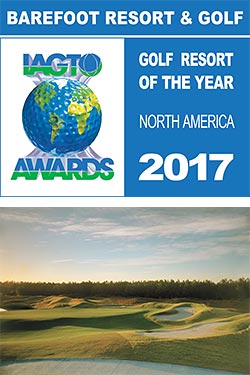 Barefoot Resort & Golf Named North America Golf Resort of the Year at 2017 IAGTO Awards 